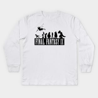 Final Fantasy IX - The Team Kids Long Sleeve T-Shirt